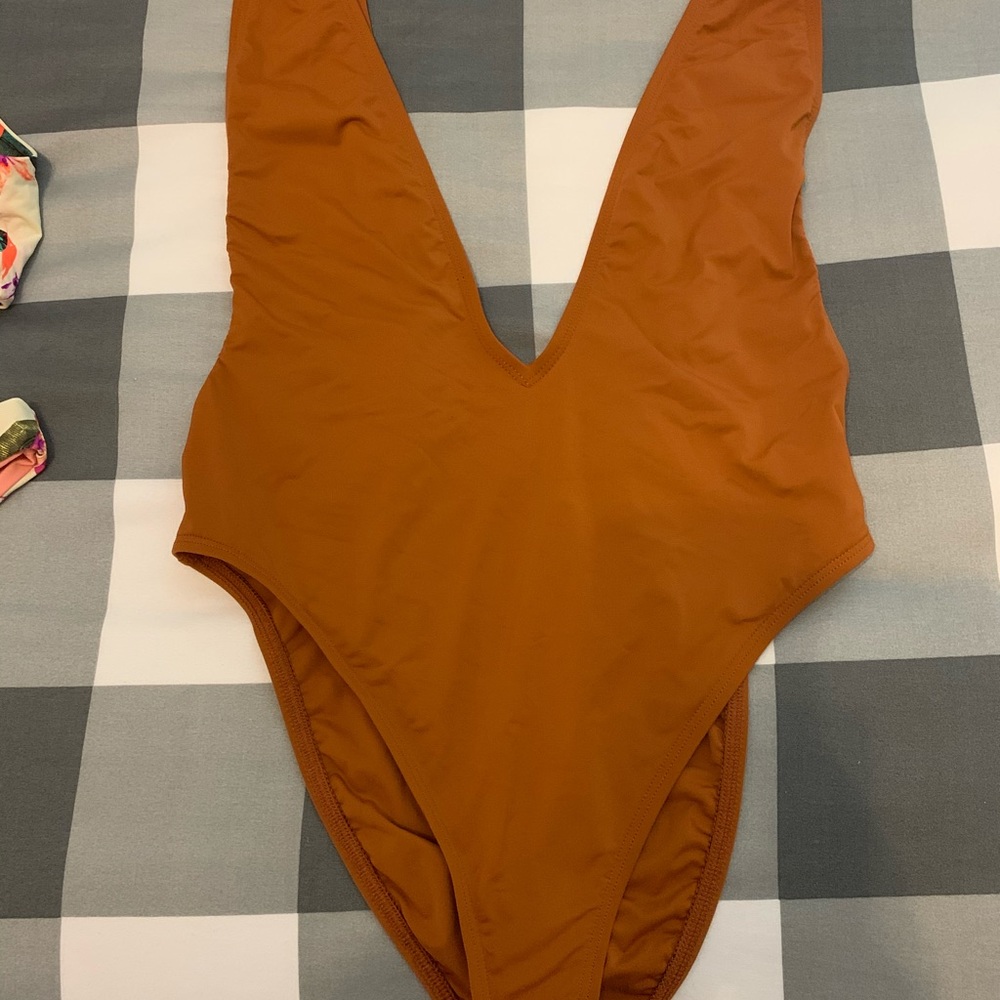 BURNT ORANGE ONE PIECE
